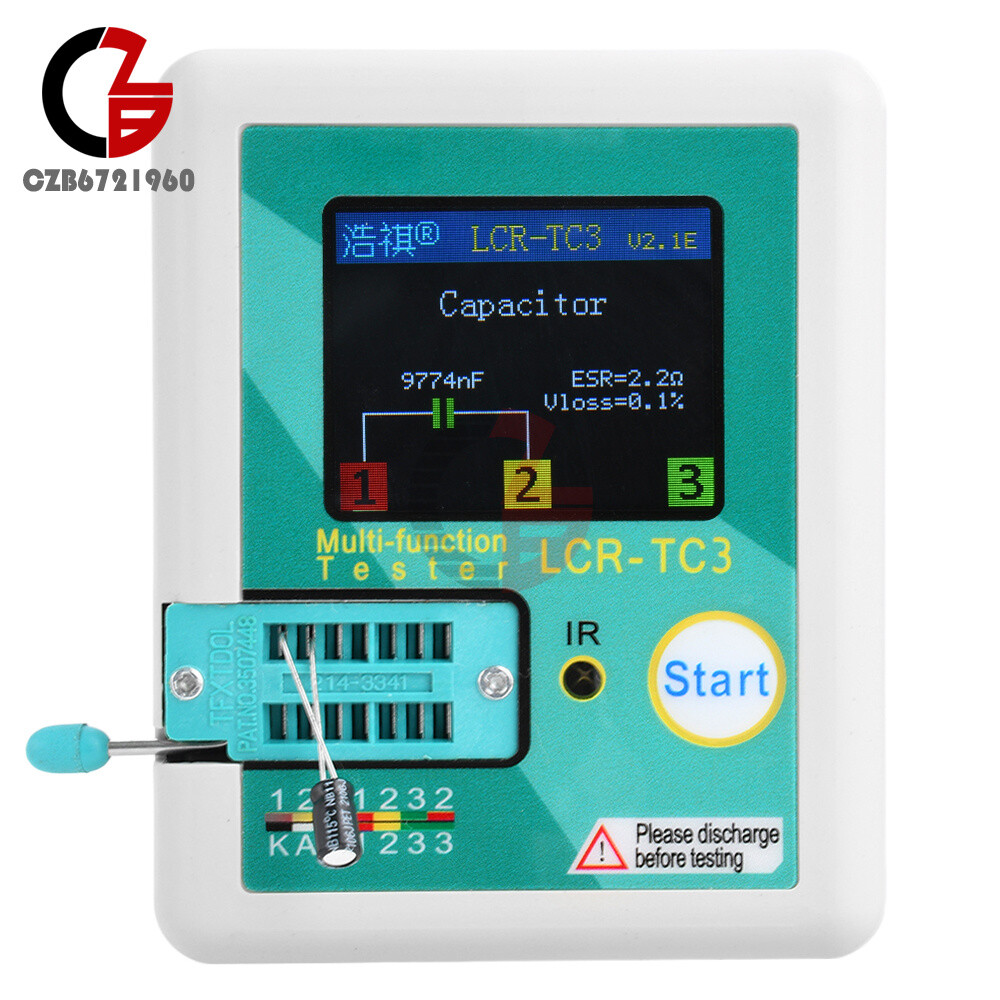 LCR-TC3 V2.1E Upgraded High-precision Transistor Tester Diode Capacitance Tester