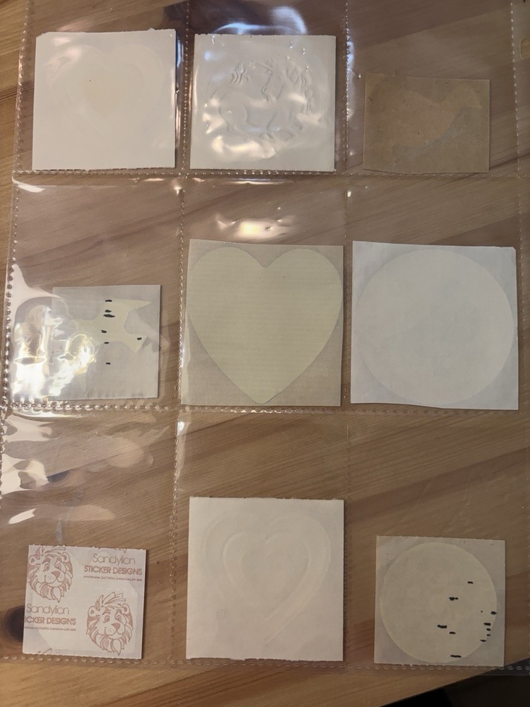 Vintage Sticker Set Lot Rares
