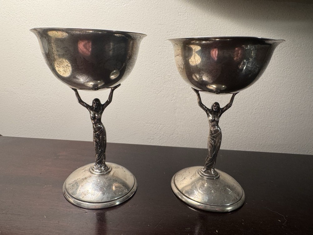 Sterling Silver Nude Goblets - Magnificent
