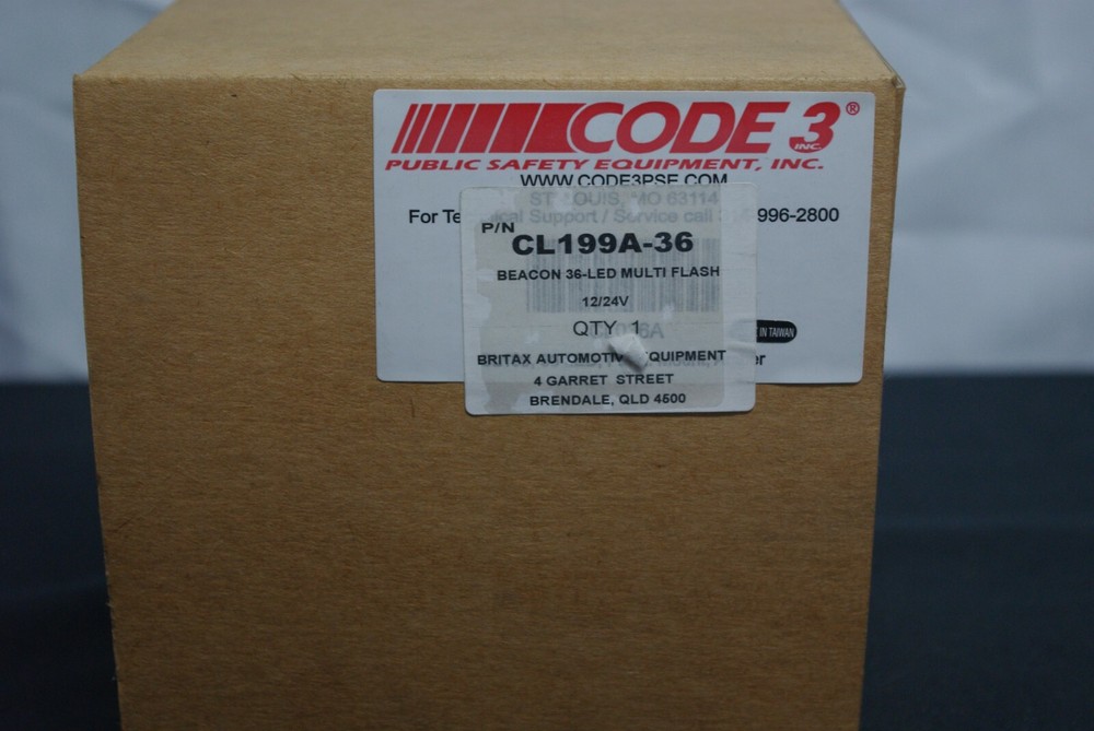 CL199A-36 BEACON 36-LED MULTI FLASH 12/24 VOLT BRITAX