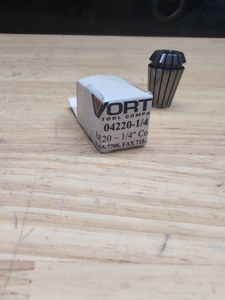 Vortex 04220-1/4 Collet ER20 1/4"