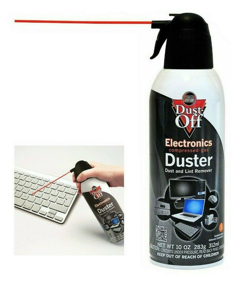 Falcon Dust-Off Compressed Air Electronics Lint Duster 10oz 