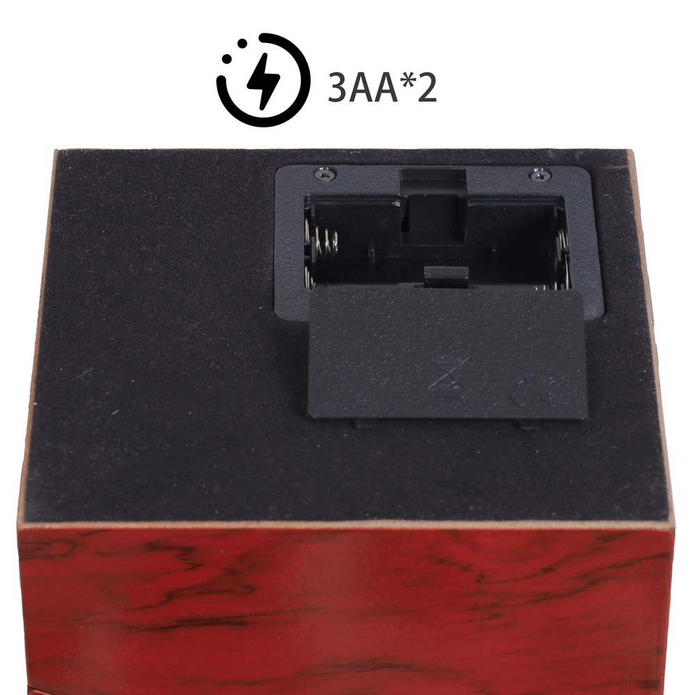 Automatic Leather Single Watch Winder Box Storage Display Case Box Quiet Motors