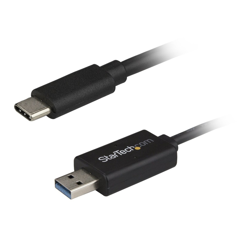 StarTech.com USB C to Data Transfer Cable, Mac/Windows, 6.56 feet, Black