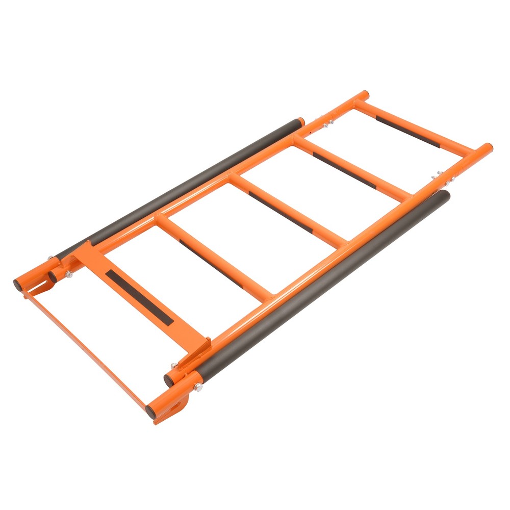 Orange 5 Step Utility Access Ladder Designed For Trailers With 48" Deck Rails