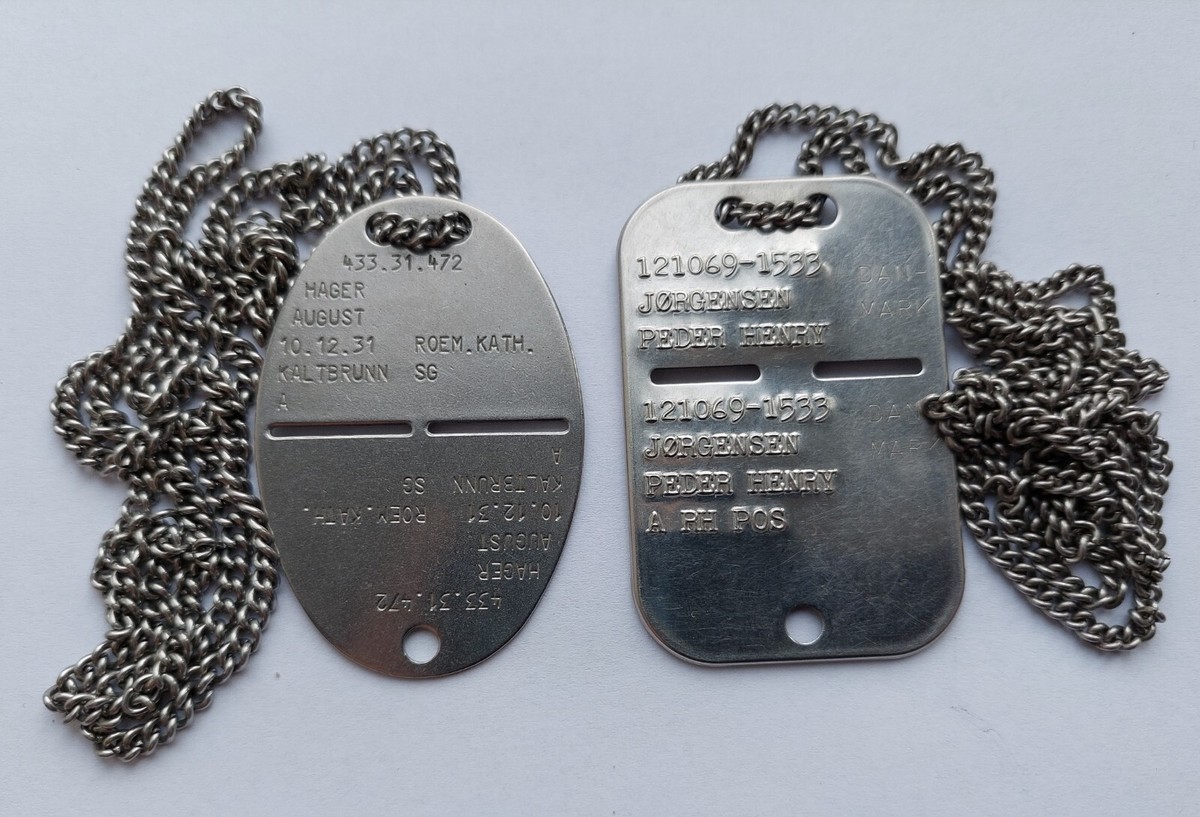 Collection Dog Tag Bundeswehr Tzahal Romania Switzerland Denmark Belgium Ukraine