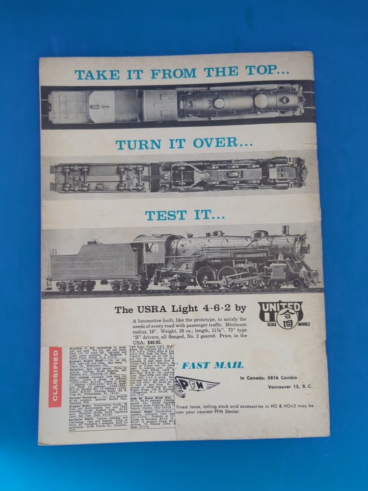 Model Railroader Magazine November 1965 Issue