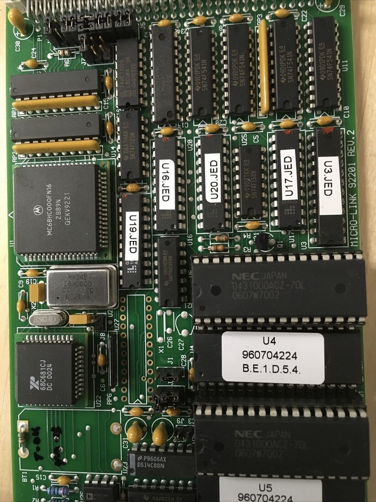 Sorin Brat 2 Processor Interface Circuit Board Motherboard CCA Micro-Link RS-232