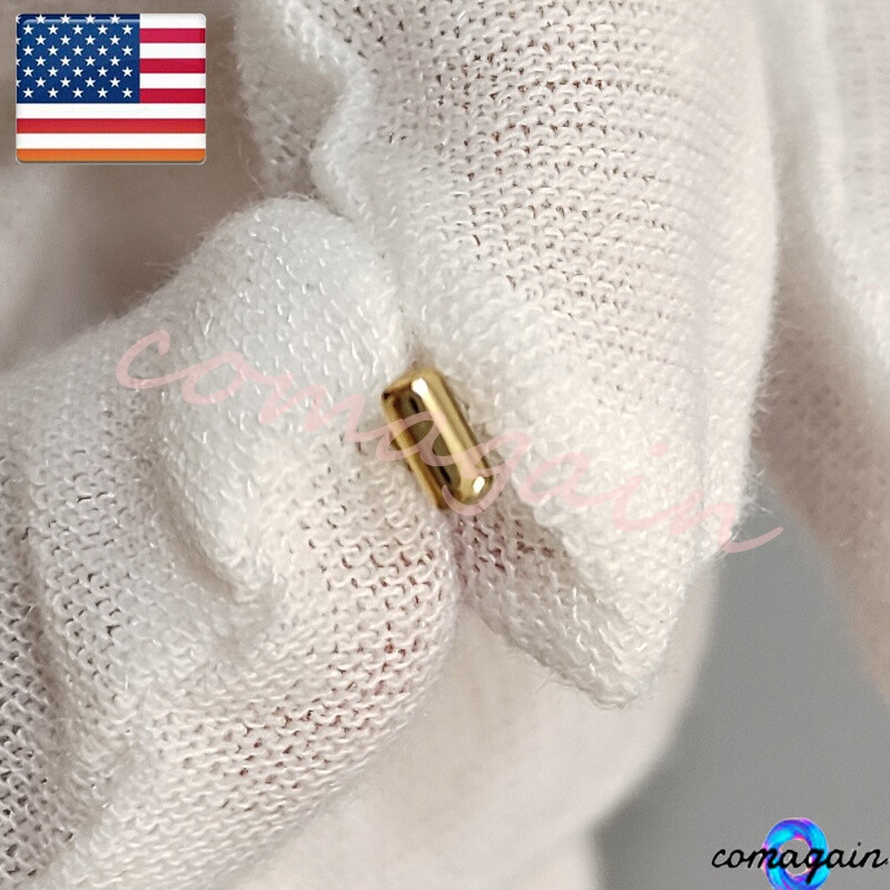 Replacement For C ar tier Eyeglasses Frame Gold Curved Rectangle Screw&Bolt New