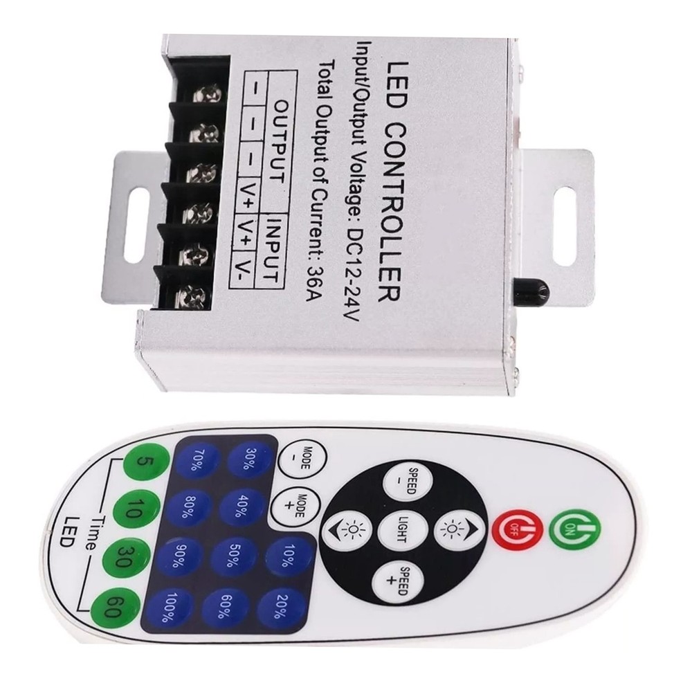 Infrared Models LED Light Dimmer Wireless IR 23Keys Remote Controller 36A 360W
