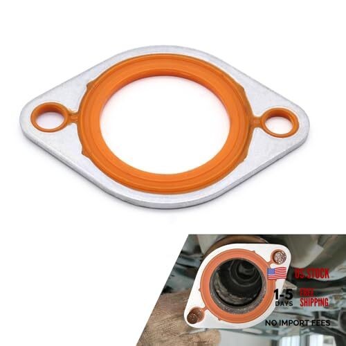 Thermostat Water Neck Housing Gasket – Metal Silicone 2-hole Water Hose