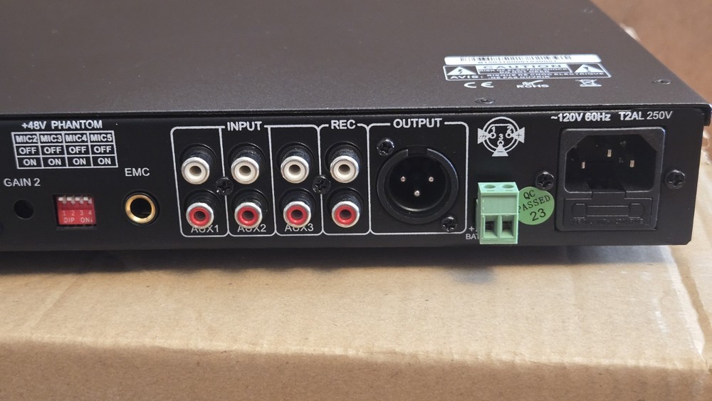 MCM Custom Audio Pre-Amplifier 555-26100 Public Address System