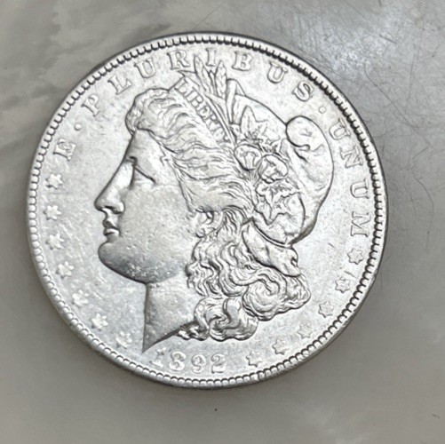 1892-O  Morgan Dollar AU nice coin