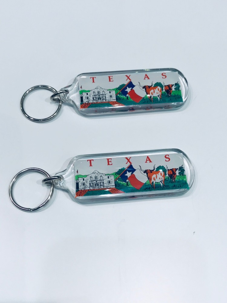 TEXAS SOUVENIR SET - Mug, 2 Key Chains & 2 Magnets - Bundle Pack
