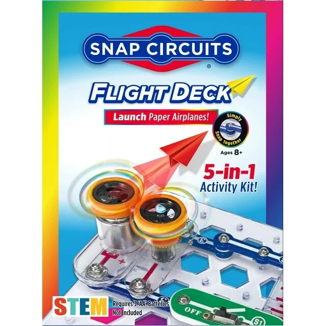SNAP CIRCUITS SCFLTKIT - FLIGHT DECK - Science Behind How An Airplane Flies