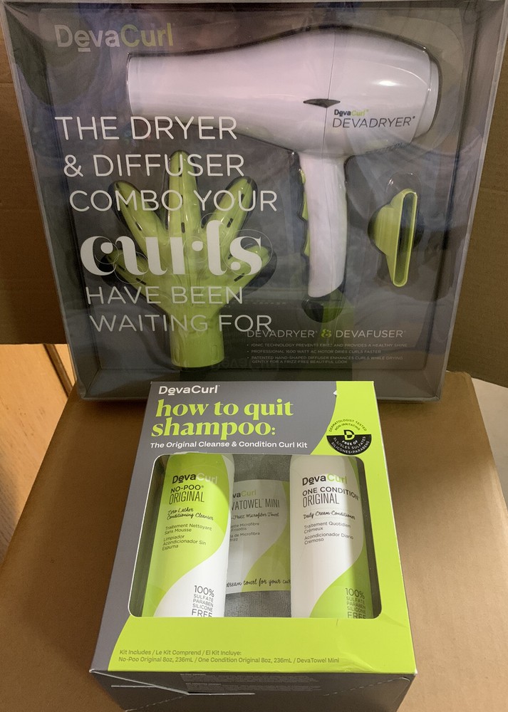 DEVA CURL  DevaDRYER WITH DEVAFUSER COMBO
