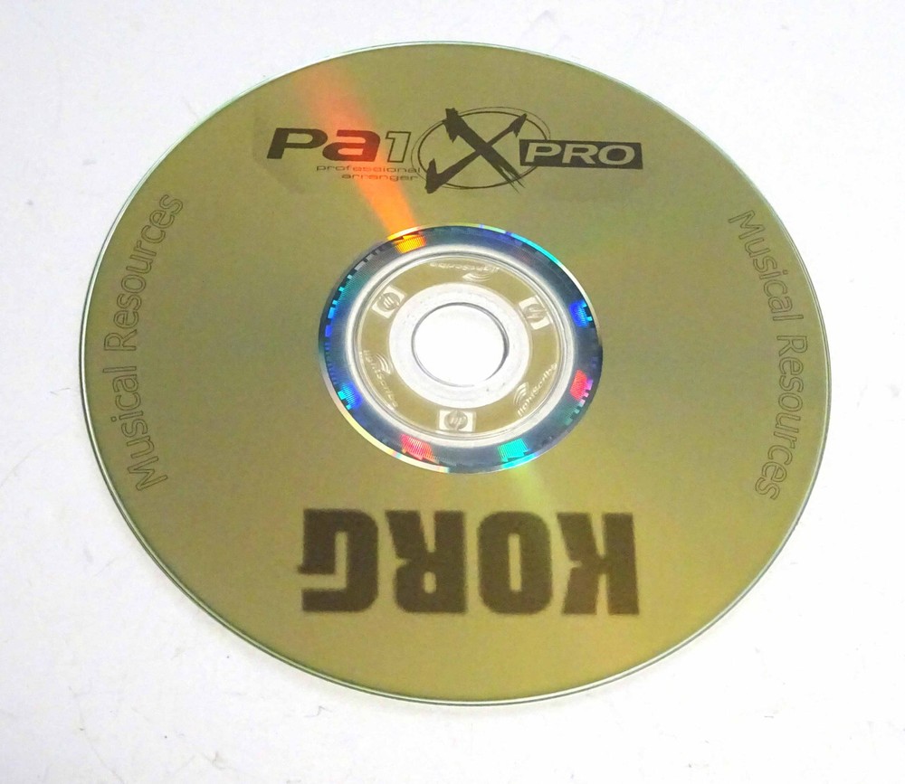 Korg PA1x Pro Musical Resource Disk