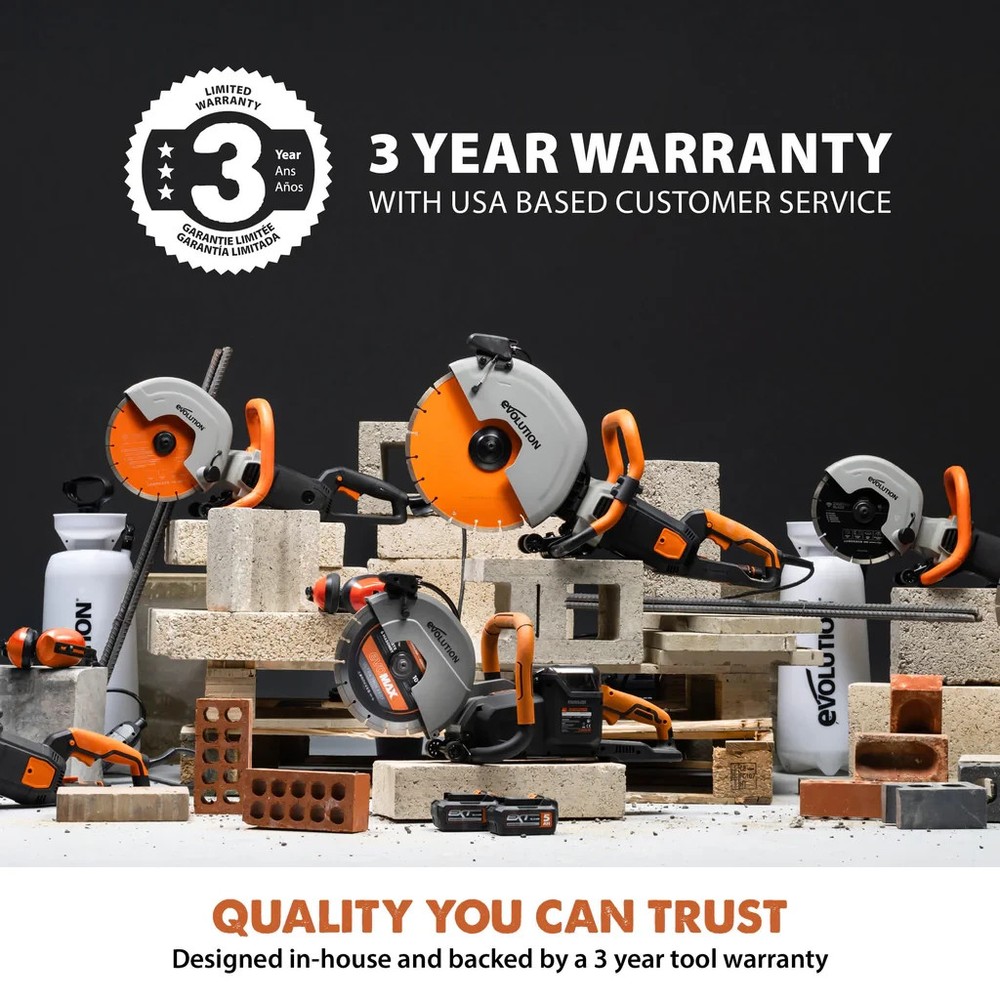 Evolution Cordless R10DCT-Li | 10 In. | Concrete Saw