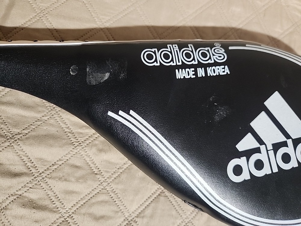 Adidas Taekwondo Double Target Pad Mitt Kick Strike Shield Karate Paddle