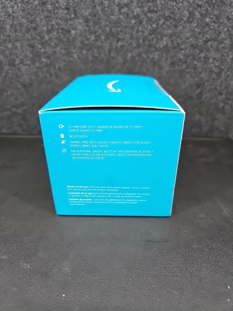 Amazon Echo Dot (4th Gen.) Smart Speaker - Charcoal-New