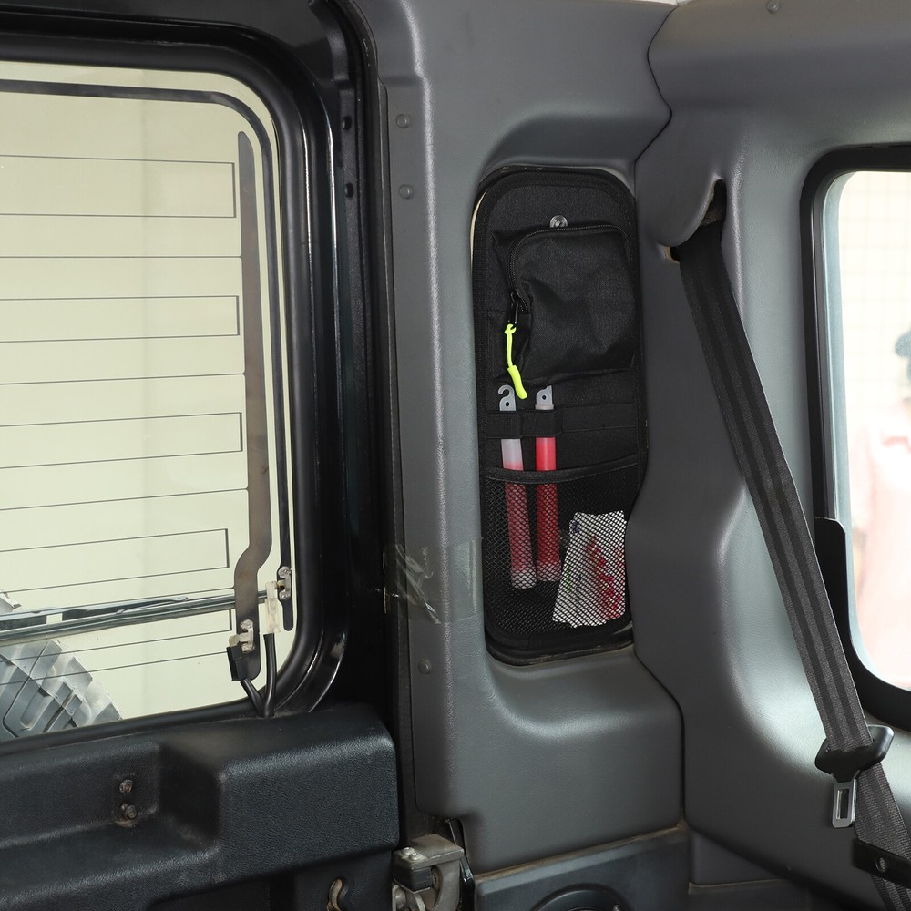 2PCS Tailgate Side Window Storage Bag For Land Rover Defender L663 2004-2018