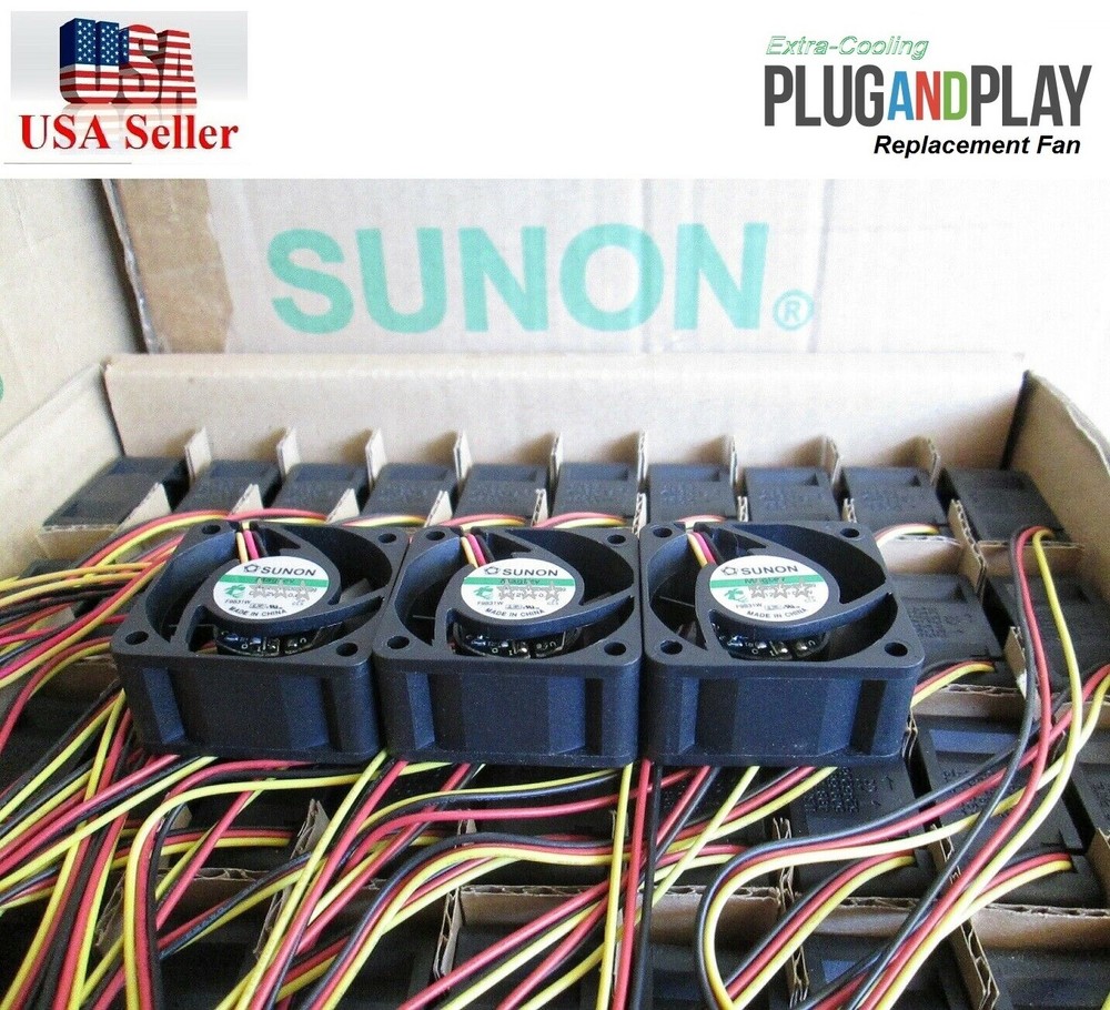 3x Replacement Fans for Dell PowerConnect 2748 (XP166)