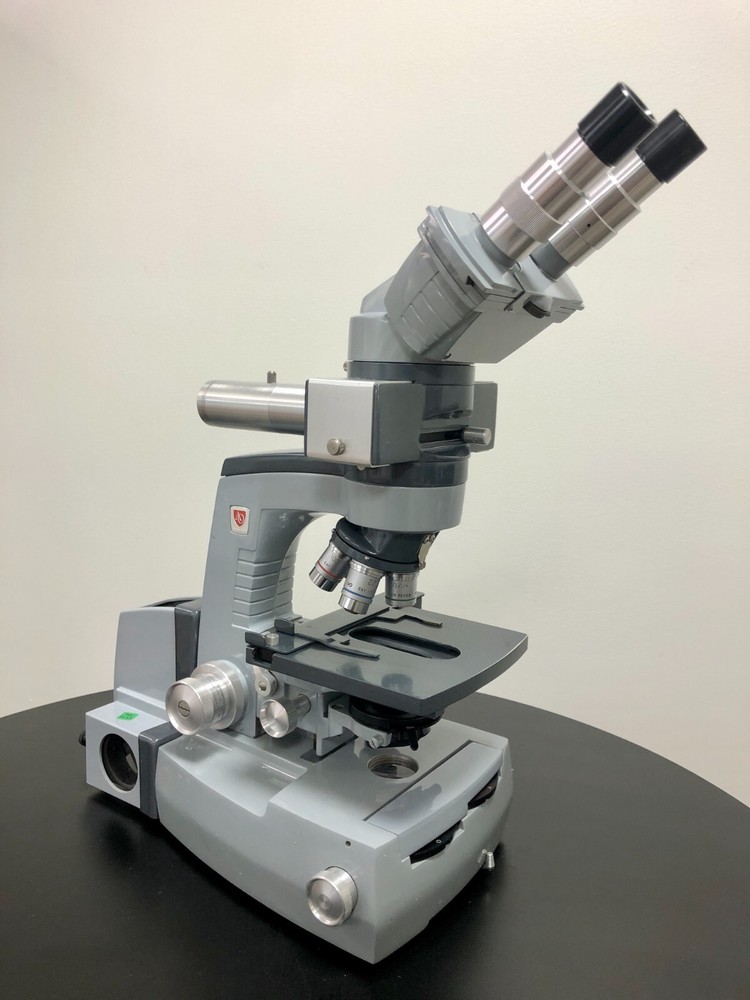 American Optical Trinocular Compound Microscope