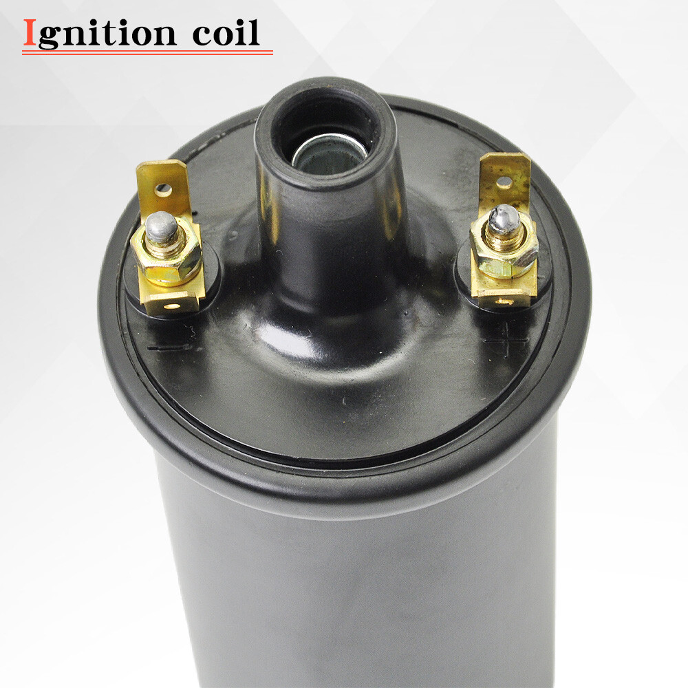 New Ignition Coil 12V Universal 35k With Internal Resistor 3 Ohm Voltage Output