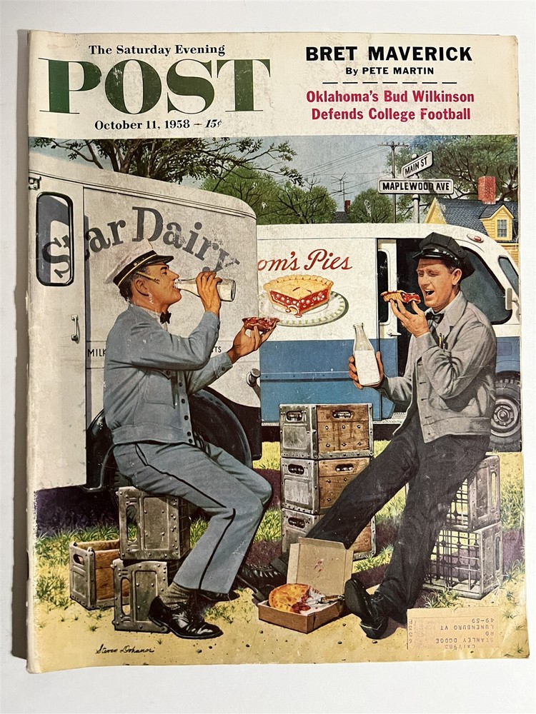 SATURDAY EVENING POST MAGAZINE OCTOBER 1958