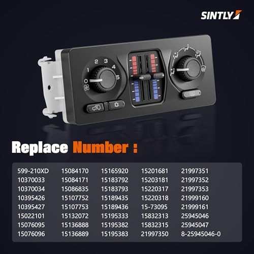 599-210XD Climate Control Module AC Heater Control Panel Fit for 2003-2007