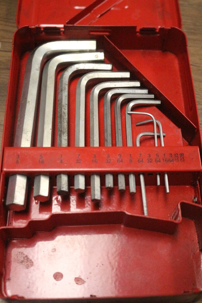 15 Pc Hex Key Set .023-3/8'