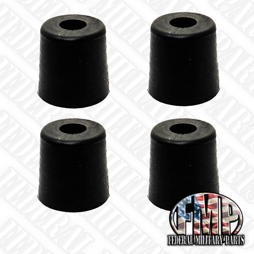 X-door Window Rubber Bumper Stop - 4 Pack - fits Military Humvee M998 Hard Door