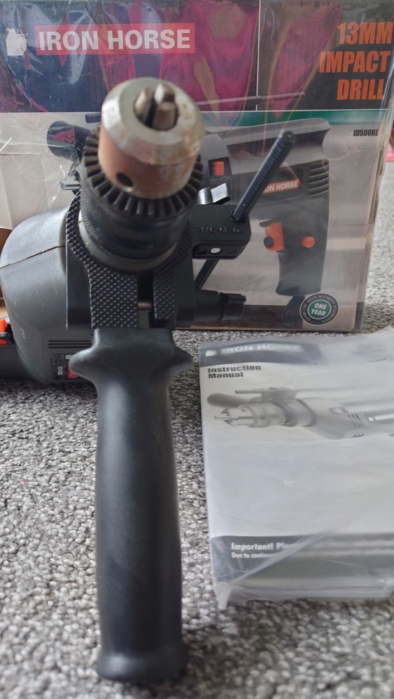 Iron Horse 13mm Impact Drill - Variable Speed, Forward & Reverse - Depth Gauge