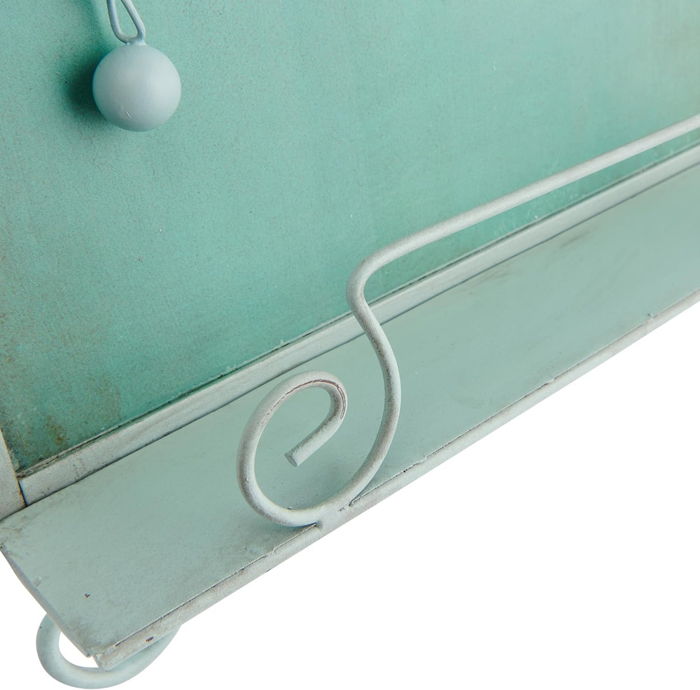 Metal Cookbook Holder, Blue