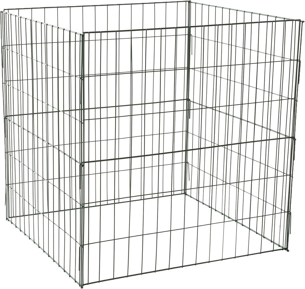 K765 30" Wire Compost Bin with Easy Access Front Door - Quick Assembly