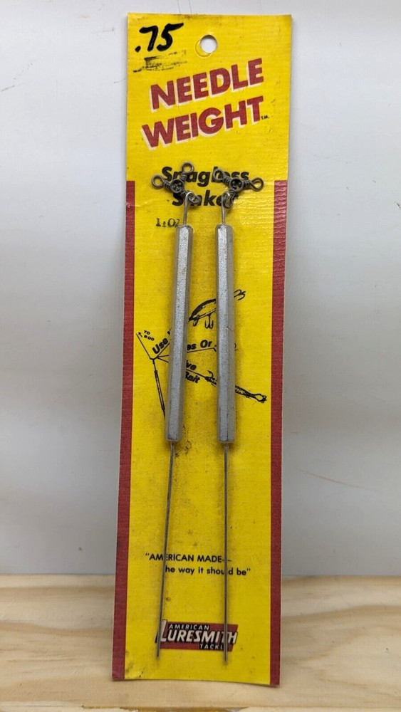 Vintage American Luresmith Needle weights NOS