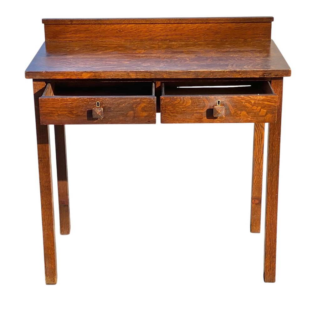 ANTIQUE ARTS & CRAFTS MISSION OAK CRAFTSMAN SERVING TABLE / BUFFET SIDEBOARD