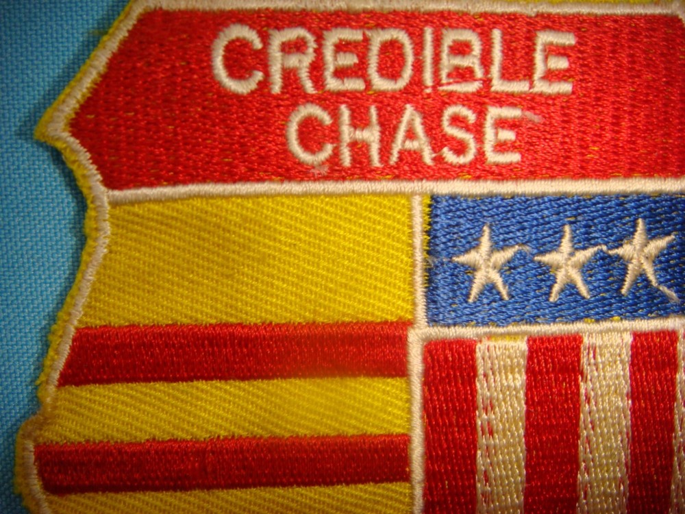 VIETNAM WAR PATCH, JOINT USAF & ARVN GUNSHIP PROGRAM " CREDIBLE CHASE "