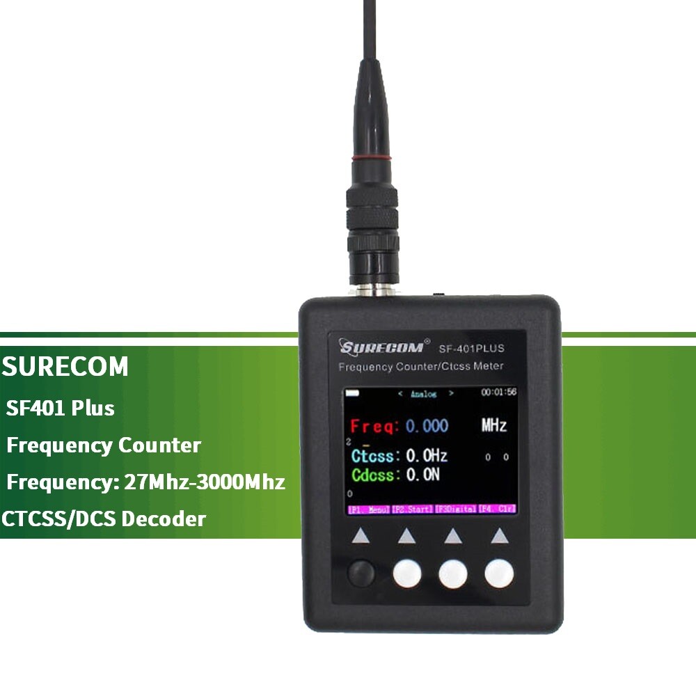 SURECOM SF401 Plus Frequency Counter  Analysis Meter for Walkie Talkie Radio