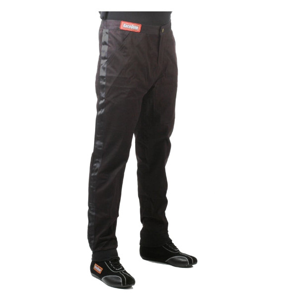 RaceQuip Single Layer Fire Suit Pants Black - Kids XL