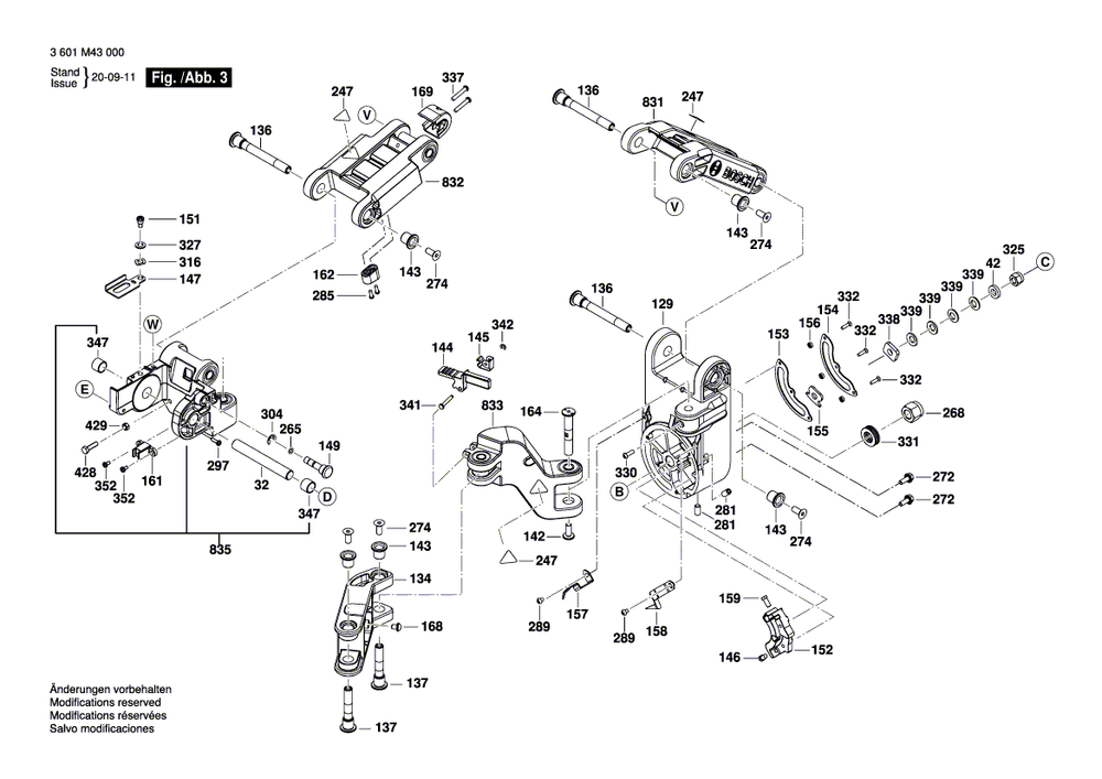 New Genuine Bosch 1609B05025 Lower guard