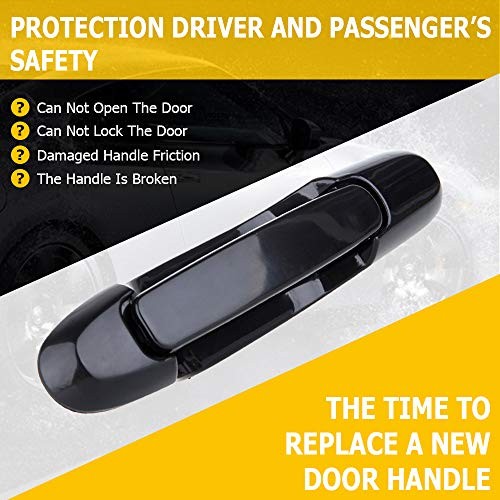 Door Handle Exterior Rear Driver Passenger Side Replacement fit 1998-2003