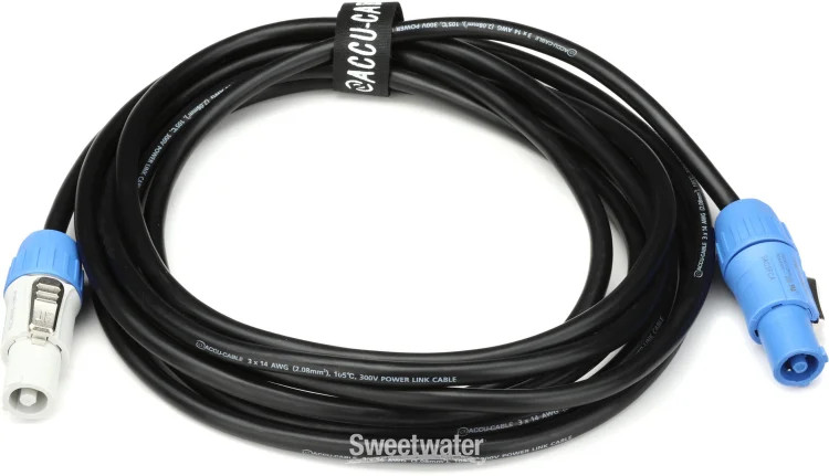 Accu-Cable SPLC15 PowerCON Link Cable - 15-foot