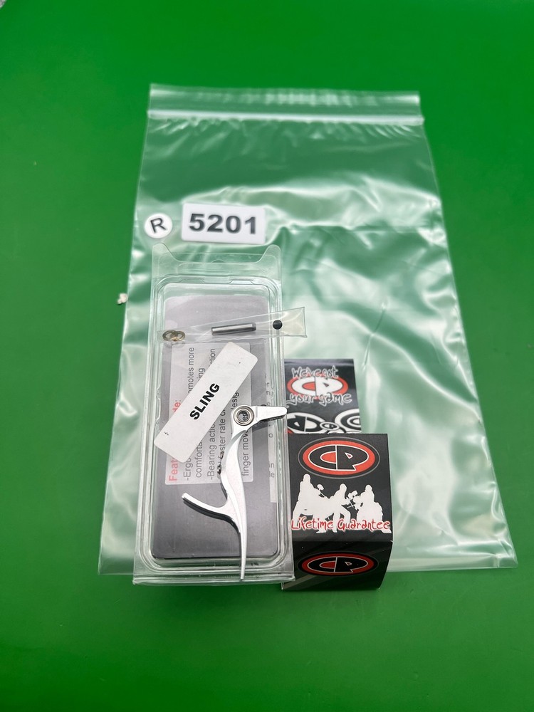 Custom Products Ego Trigger Silver Proto PMR