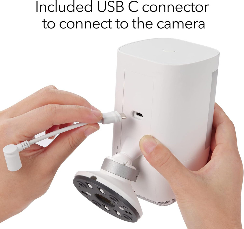 Solar Panel Compatible with Ring Spotlight Cam/Plus/Pro Battery, Stick up Cam/Pr