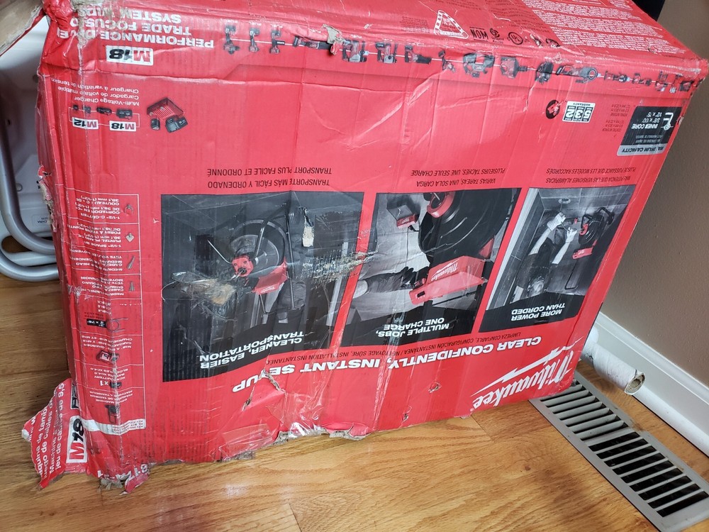 Miwaukee 2817A-21 DRUM MACHINE M18 ---NICE