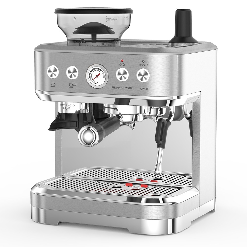 Touch Espresso Coffee Machine - Brushed Stainless Steel