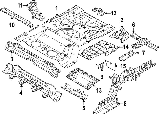 Genuine Nissan Seat Frame Bracket G4566-7BAMA