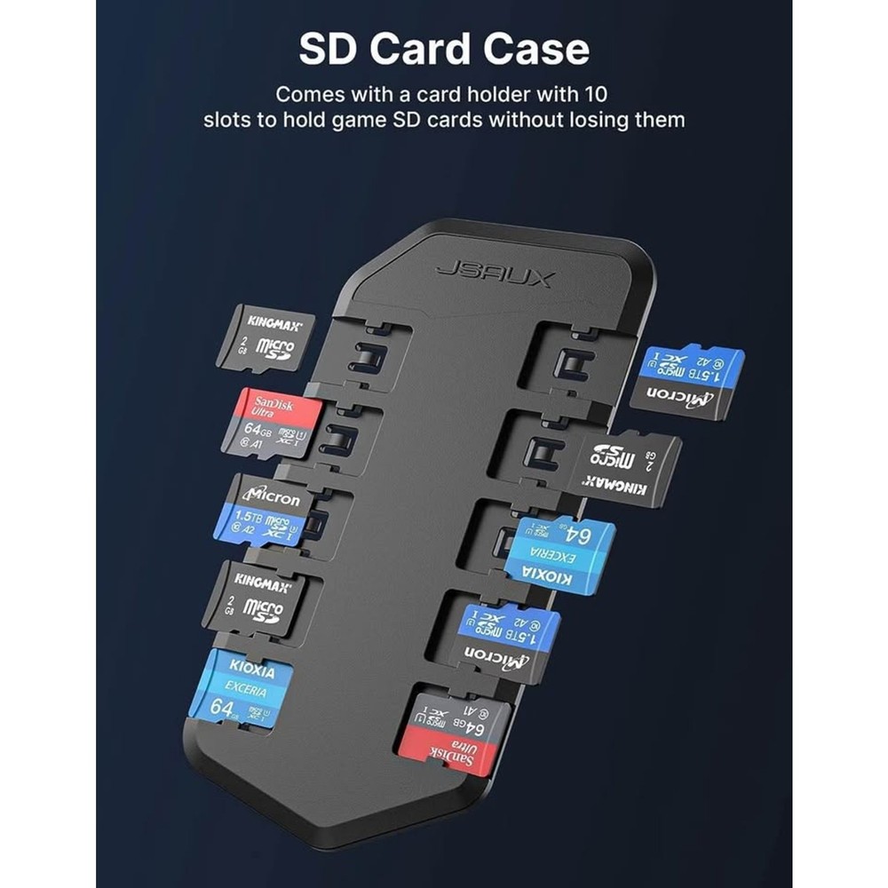Jsaux Protective Hard Shell Game Console Carrying Case for Gaming Handheld