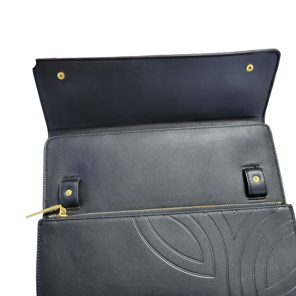 Nature Sunshine Black Embroidered Portfolio